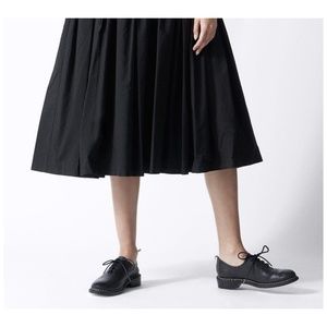 Feit Braided Oxford lace up leather shoes in black